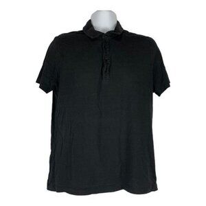 Hugo Boss Black Polo Shirt XL Regular Fit Pima Cotton Made In Peru Mens